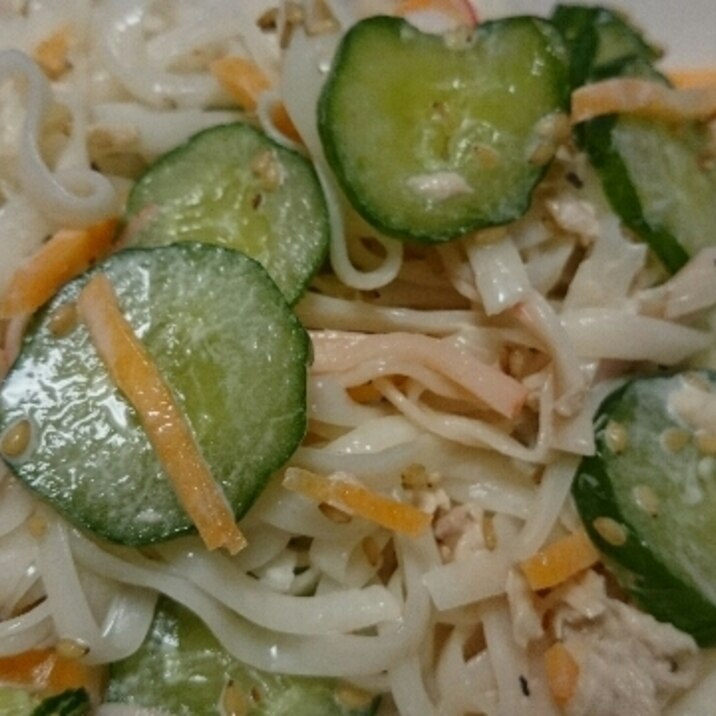 糖質ゼロ麺でカロリーオフ サラダ麺 レシピ 作り方 By アンパン主婦 楽天レシピ